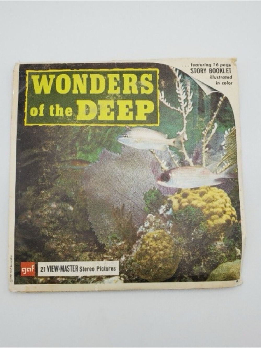 View Master B612, Wonders of the Deep, GAF Version A, 3 Reel